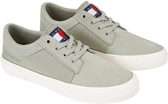 Tommy Jeans Femme Baskets Vulcanisées Lace Up Chaussures, Multicolore (Faded Willow), 38 EU