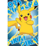 GB Eye POKEMON Poster effet métal Pikachu décoration murale décoration chambre bureau (91.5x61 cm) Anime Manga Home & Office idéal pour cadeau et fans