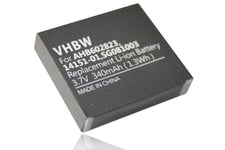 vhbw Batterie compatible avec GN Netcom Jabra 9120, 9125,casque téléphonique remplace le modèle 14151-01, AHB602823, SG081003 (340mAh, Li-Polymer)