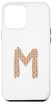 Coque pour iPhone 12 Pro Max Lettre rétro en gras hiboux – M – Design – Alphabet – Marqueur