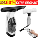 Electric Cordless Window Vac Rechargeable Vacuum Cleaner Sponge Wiper Compact