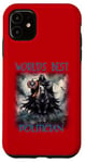 Coque pour iPhone 11 2024 Halloween World's Best Politicien Satire Cheval Noir