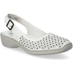 Sandales Rieker  white casual part-open sandals