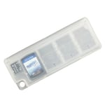 ZedLabz compact 10 in 1 game card holder protective case storage box for Sony PS Vita 1000 & Vita 2000 Slim PSV - White