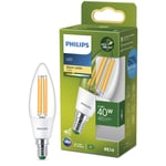 Philips LED E14 B35 Kron 2,3W (40W) Klar 485lm 2700K Energiklass A