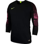 Nike Gardien II Goalkeeper Jersey Ls Maillot Gardien Homme Black/Black/Volt FR: XL (Taille Fabricant: XL)