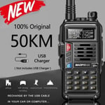 81f6f4 2021 NOUVEAU UV-S9 Plus Puissant Talkie-walkie Radio Émetteur-Récepteur 10W 50 KM Longue Portée Portable Pour black Euro -X