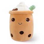 shownicer Oreiller Peluche Bubble Tea, Boba Peluche, Jouet Doux Thé Au Lait Tasse, Coussin Poupée, Coussin Câlin Traversin Oreiller de Canapé Lit, Cadeau pour Enfants Filles Garçons