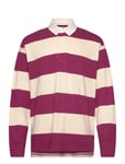 GANT Block Stripe Heavy Rugger Lila