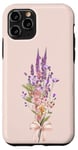 Coque pour iPhone 11 Pro Bouquet de fleurs sauvages - Fleurs botaniques - Lavande