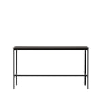 Muuto Base high bar table Black linoleum, black legs, plywood edge, b50 l190 h105