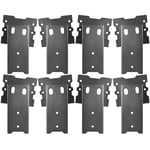 VEVOR 8PCS Support Poteau Connecteur Poutre Bois Standard 10x10 cm Cabane Acier