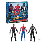 Marvel Spider-Man Titan Hero Series Miles Morales, spider-man et Venom