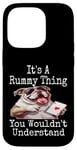 Coque pour iPhone 14 Pro Funny It's A Rummy Thing You Wouldn't Understand Jeu de cartes