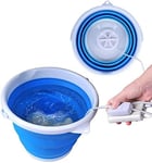 SHIKING Portable Foldable Laundry Tub, Compact Personal Baby Clothes Washer for Dorms Socks Underwear Bra