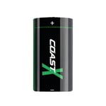 Coast CR123A 3V USB-C uppladdningsbart batteri 1100mAh (4 st) - Certifierad CarbonNeutral® (CO2-neutral)