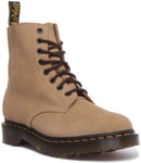 Dr Martens 1460 Pascal Unisex Nubuck Waterproof Boots In Sand Size UK 3 - 9.5