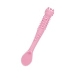 Naforye Cuillère à soupe en silicone pour bébé - Convient aux 4 mois - Rose - 200 g