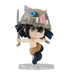 Chibi Masters Bandai Inosuke Hashibira Demon Slayer Figure | 8cm Inosuke Anime Figure From Demon Slayer Anime And Manga | Collectable Anime Merch Figures Make Great Anime Gifts