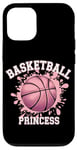 Coque pour iPhone 12/12 Pro Joueuse de basket-ball Basketball Princess