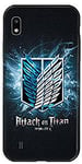 Cokitec Coque pour Samsung Galaxy A10 Manga Attaque Titans Noir