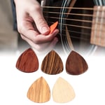 Guitar Picks Box Wooden Case Portable Holder Storage Container Solid Wood Ac TPG