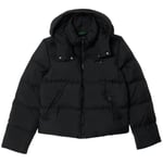 Doudounes Lacoste  Doudoune a capuche femme  Ref 64611 031 Noir