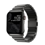 NOMAD Apple Watch 44/45/46mm/Apple Watch Ultra Ranneke Steel Band Graphite