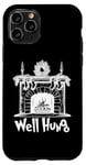 iPhone 11 Pro Well Hung Funny Adult Joke Stockings By Fireplace Christmas Case