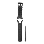 Wristwatch Strap Black Rubber Watchband For Suunto Ambit1/2/3 Watch LSO