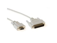 Act Extension Cable - 1:1 Wired Db 25 Male - Db 9 Female 1.8M 1.8M Vga (D-Sub) D-Sub (Db-25) Weiß (Ak1230)