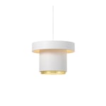 Artek - Pendellampa A201, White/Brass - Riippuvalaisimet - Alvar Aalto - Valkoinen