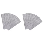 12X Microfiber Mop Pads Flat Replacement Heads for Wet/Dry Mops Washable3978