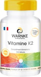 Vitamine K2 100Mcg, Ménaquinone Naturelle, MK-7, Végétarien - 100 Gélules | Warn