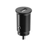 Myway 12W Quick Charge USB Car Lighter Charger, Black