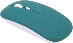 Souris Bluetooth sans Fil, Souris Portable Mince et Silencieuse, Souris D'ordinateur Réglable 1600 DPI à 3 Vitesses, Souris Bluetooth pour Mac, Ordinateur Portable, Ordinateur,(Vert foncé)