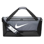 Nike DH7710-068 NK BRSLA M DUFF - 9,5 (60L) Sports backpack Unisex Adult IRON GREY/BLACK/WHITE Taille 1SIZE