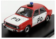 ABREX 143ABSX-723XL Skoda - 105L P. O. Fire Moteur Police 1977 - Red Blanc -