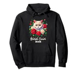 Roses Flowers British Cream Mom British Shorthair Cat Pullover Hoodie