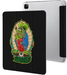 Étui Pour Ipad Pro 2021 Rat Fink 12,9 Pouces, Type Ordinateur Portable, Support À Trois Volets Avec Porte-Stylo, Veille/Réveil Automatique