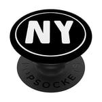 New York NY - Ville natale - Vacances Voyage en ville PopSockets PopGrip Adhésif