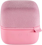 Enceinte Bluetooth mobile ""Cube"" (porté bluetooth de 10 mètres, emplacement MicroSD, 3h de charge pour 6h à 8h d'autonomie, 3.7 V, batterie Lithium-Polymère) Rose