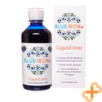 BLUEIRON Liquid Iron Supplement With Nordic Blueberries Drink 330ml Energy