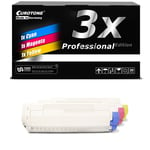 3x Eurotone PRO Toner for OKI C-610-DM C-610-N C-610-CDN C-610-DTN C-610-DN