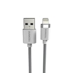 Duracell Premium USB-A to Lightning-latauskaapeli 1m (iPhone) Valkoinen