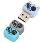 Flash-asema PVC Cartoon Bee Style USB 2.0 Hot Swap kannettava USB-muistitikku Office Business Blue 128GB