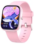 Kids Smart Watch for Boys Girls,IP68 Waterproof Kids Fitness Activity Tracker Watch,Heart Rate Sleep Monitor,19 Sport Modes,Pedometers,Calories Counter,Alarm Clock,Kids Gifts for Teens 5+ (Pink)