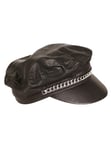 Honour Male Leather Chain Cap - One Size