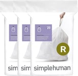 Code R bin liners 3 x packs = 60 bin liners Fast & free UK Postage