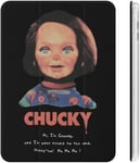 Child's Play Chucky Ipad Case 2020 Matériau Tpu Antichoc Réglage Automatique De L'angle De Veille/Réveil Mignon Transparent Housse De Protection 10.2in